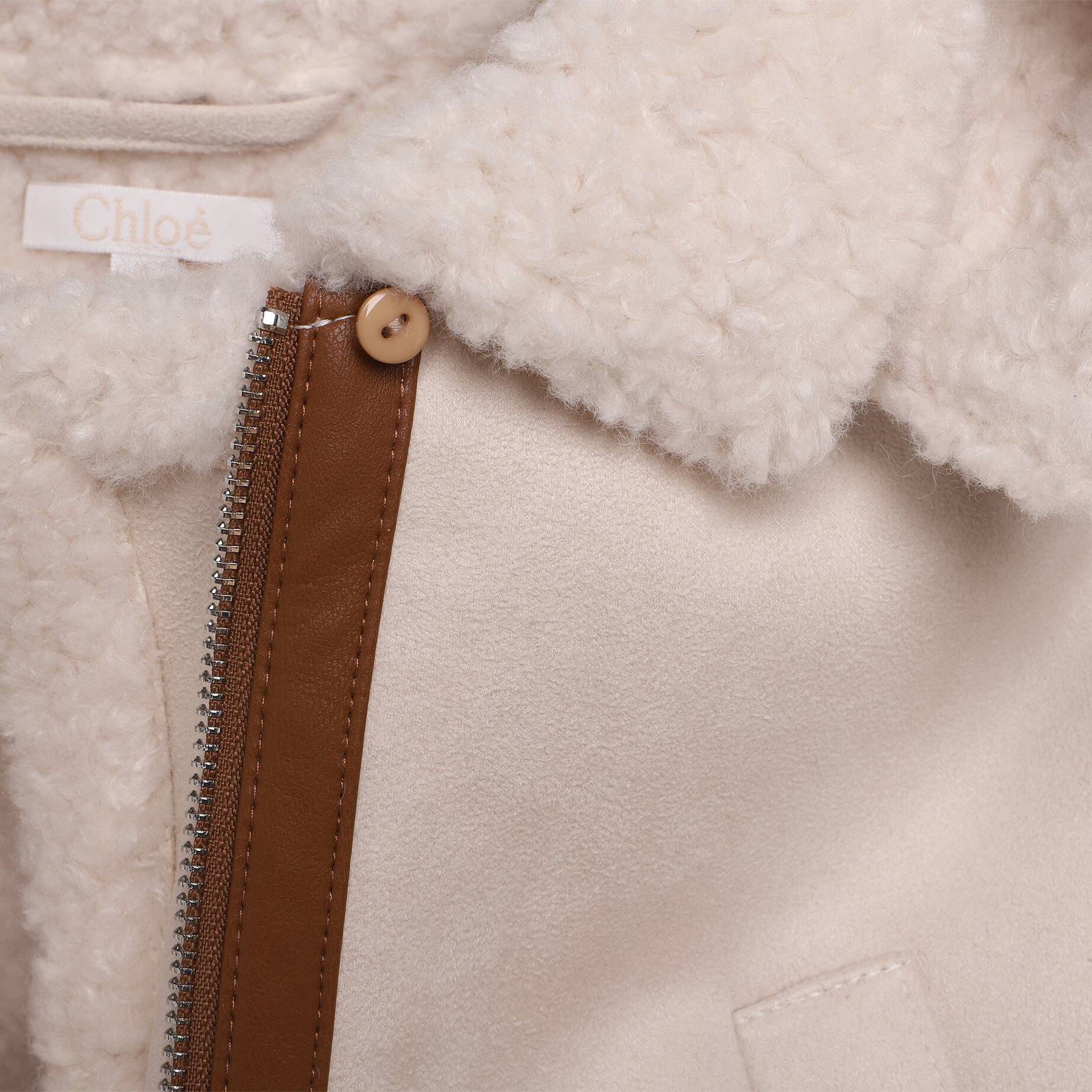 Chloé| Mädchen Mantel mit Kapuze