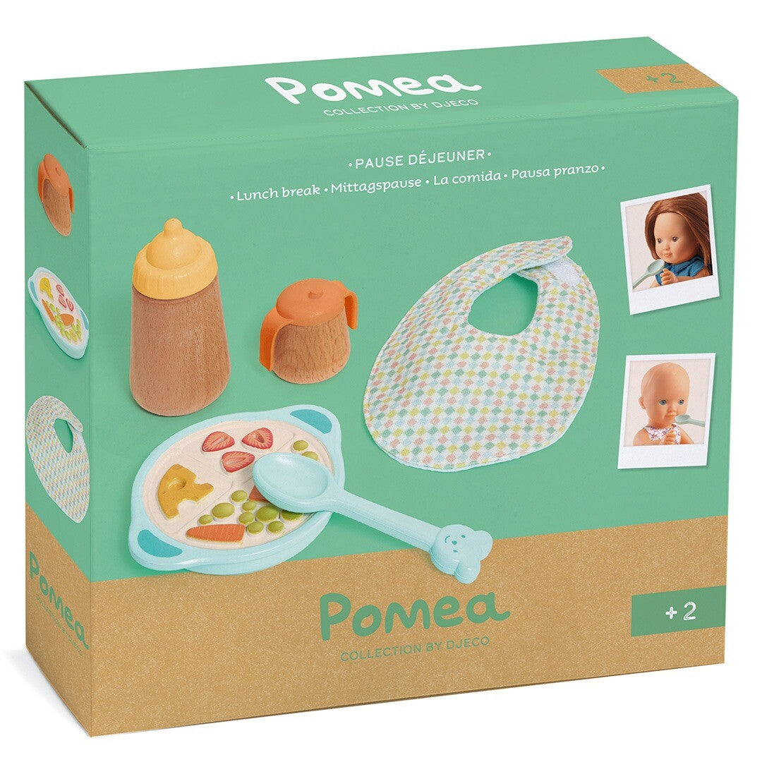 Djeco pomea poppenvoeding lunchbreak