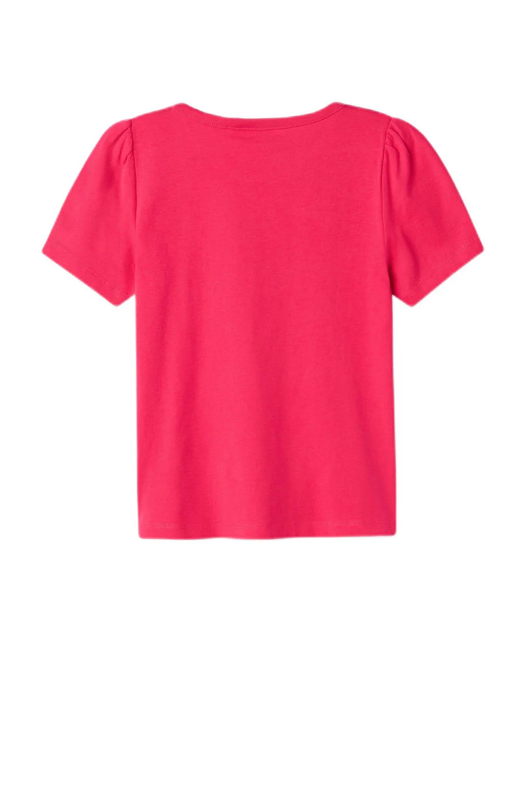T-shirt NKFKIAMI met printopdruk fuchsia