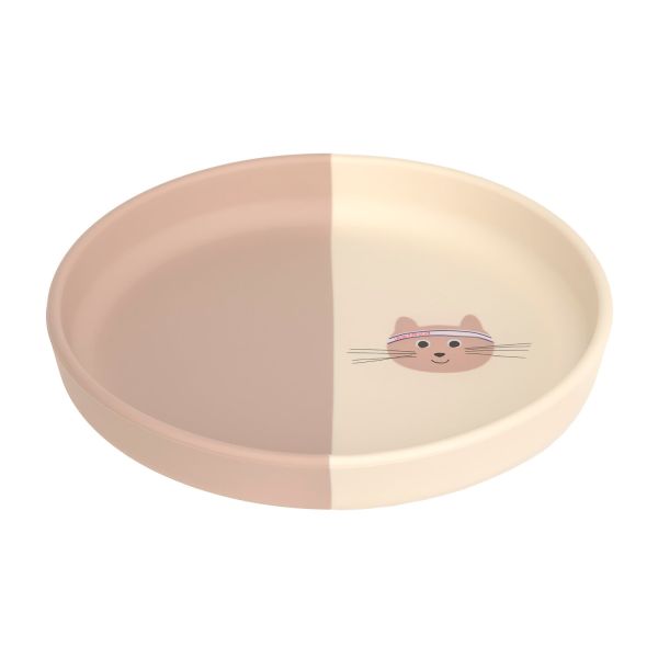 Lässig Tiny Team Cat Bord - Siliconen - Roze