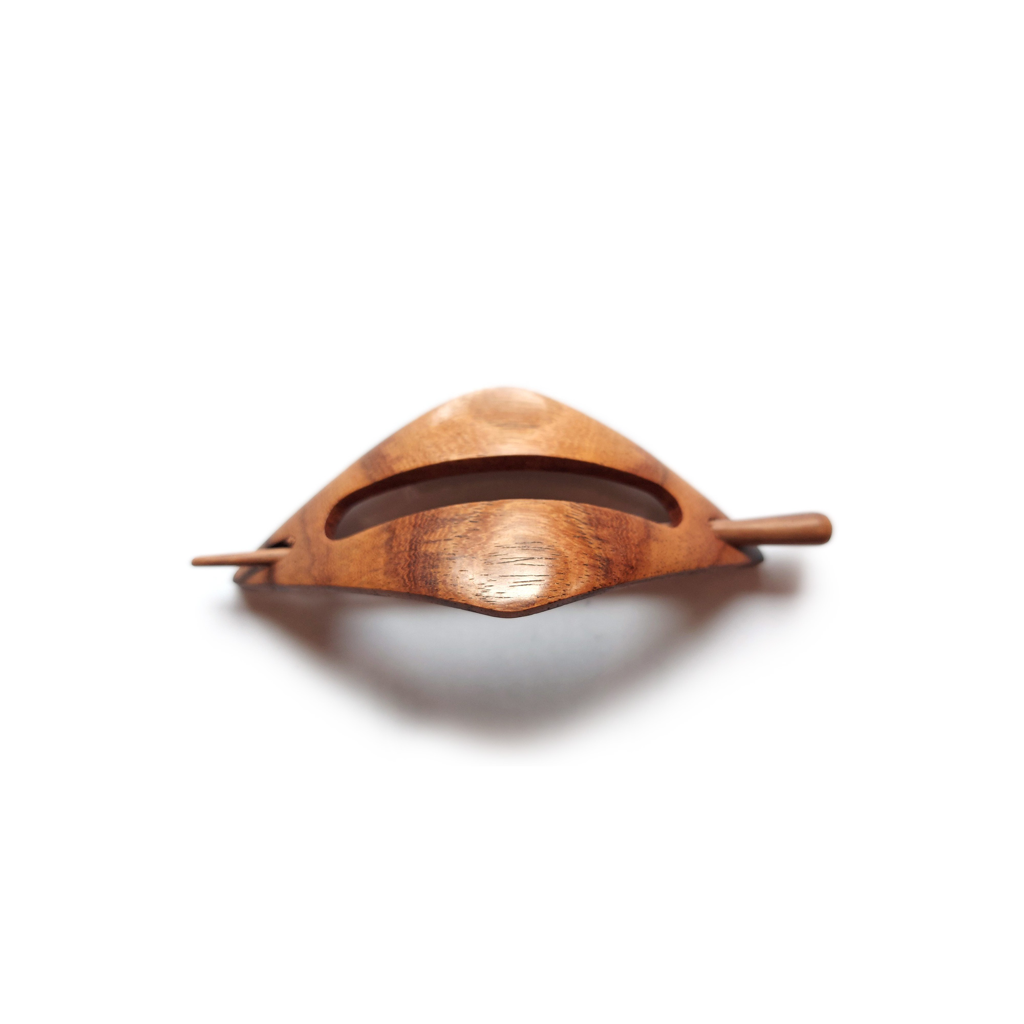 Haarklammer 'Raute' aus Holz, B 13 cm, T 5 cm, H 3 cm günstig bestellen