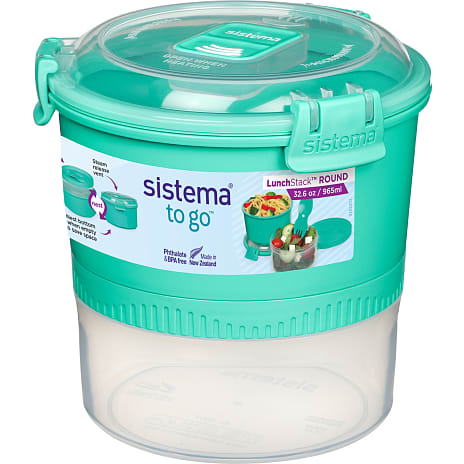 Sistema Lunch Stack To Go (965ml) - flere varianter - assorteret