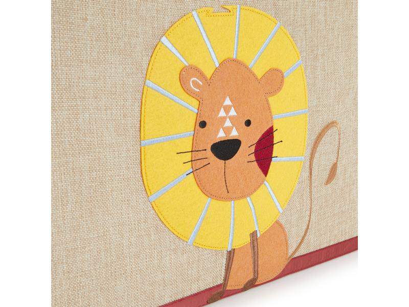 bieco Spielzeugbox Löwe 36 x 36 x 51 cm Aufbewahrungsbox mit Deckel