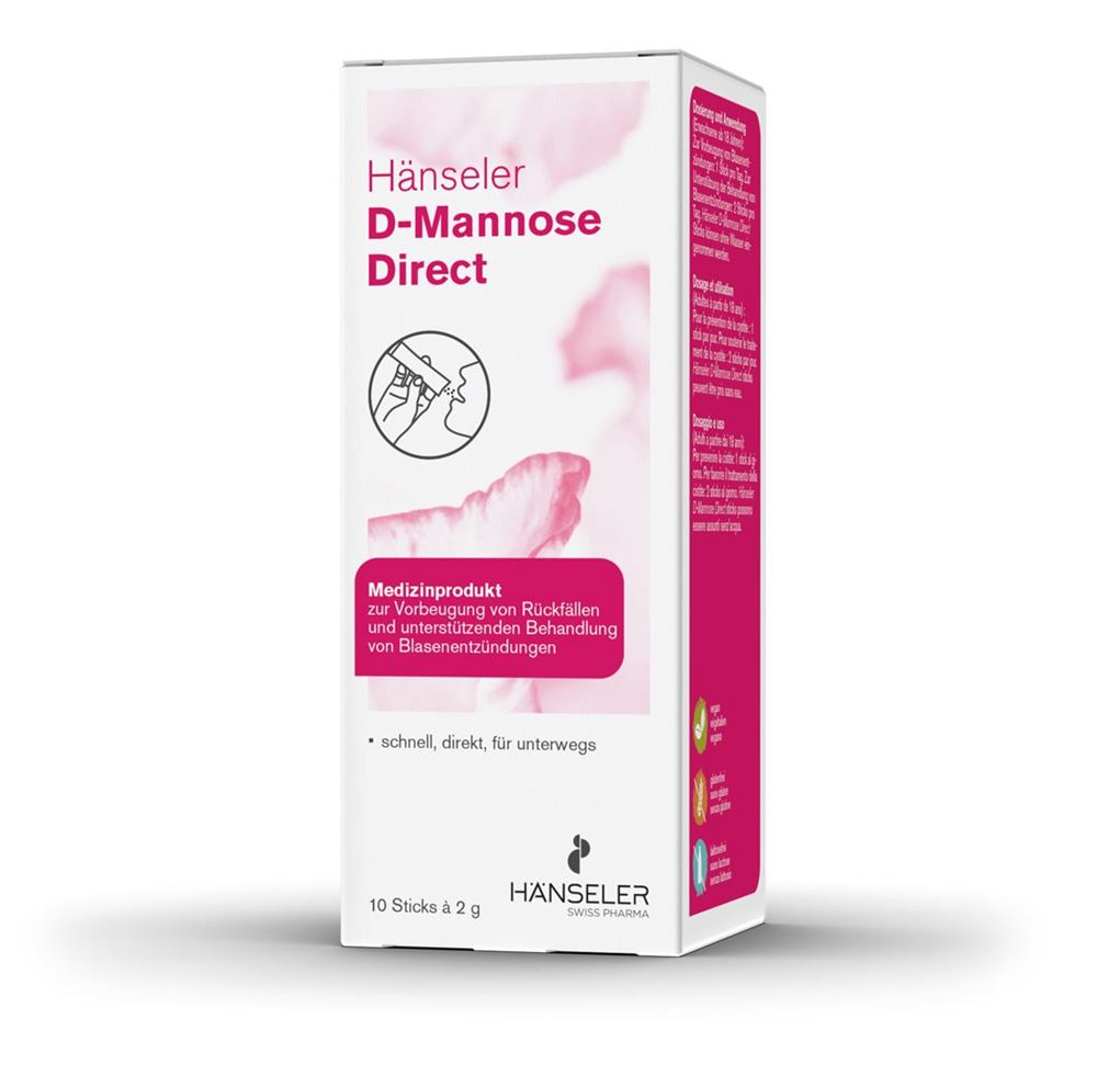 HAENSELER D-Mannose Direct Stick Plv Stick 2 g