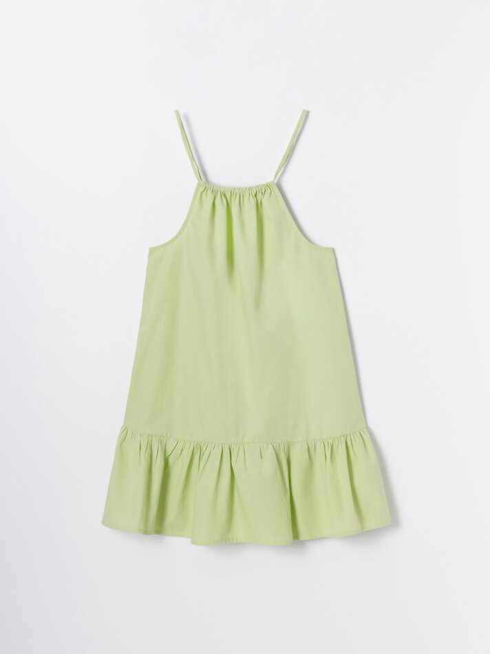 Vestido curto frente única - Verde