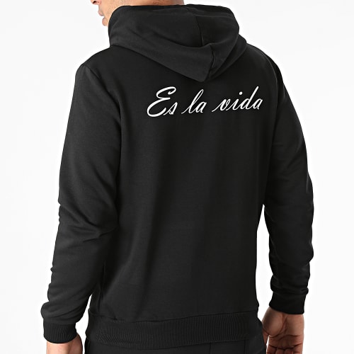 Ensemble De Survêtement Es La Vida Noir Blanc