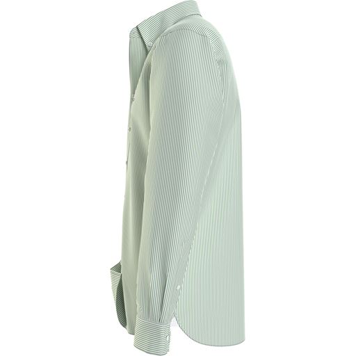 Tommy Hilfiger 1985 Oxford Stripe Skjorte, Olympic Green /Optic White, S
