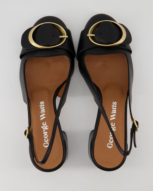 George Watts Pumps Slingpumps in Schwarz