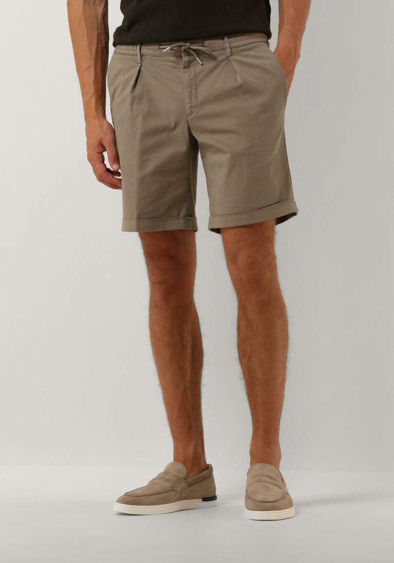 PROFUOMO taupe profuomo korte broek trousers 845 short
