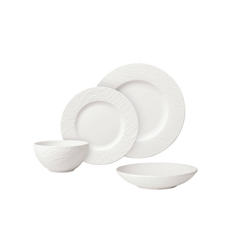 Villeroy & Boch Tafelservice 16-tlg. MANUFACTURE ROCK BLANC