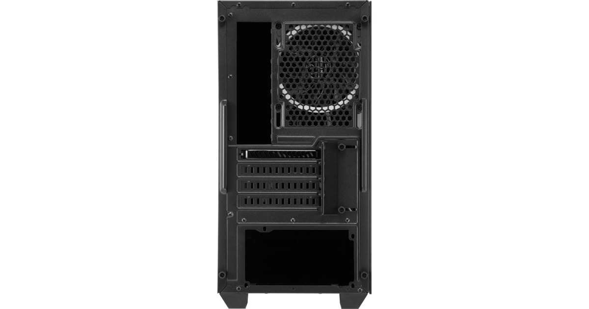 SharkoonV1000 RGB midi tower behuizing  (Zwart | 2x USB-A | RGB | Tempered Glass)