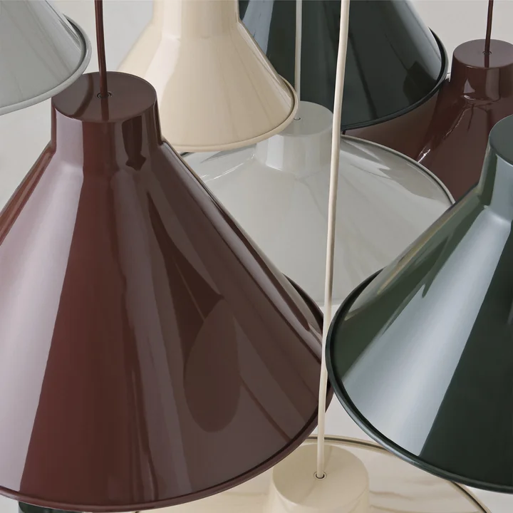 Muuto - Top Pendelleuchte LED, Ø 21 cm, deep red