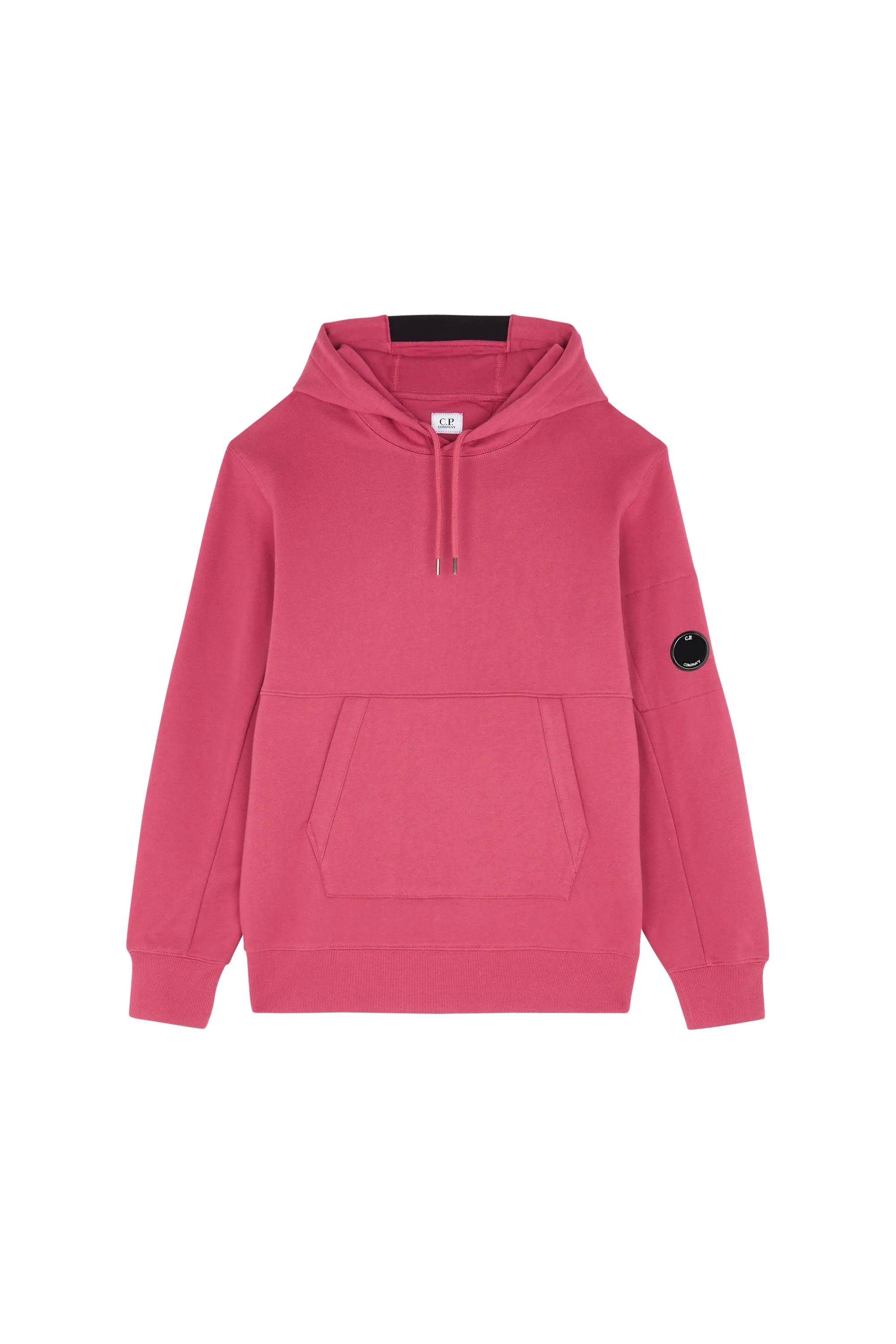 C.P. COMPANY Hoodie DIAGONAL RAISED FLEECE  Rouge