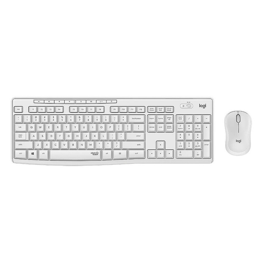 Logitech MK295 Silent - Blanc