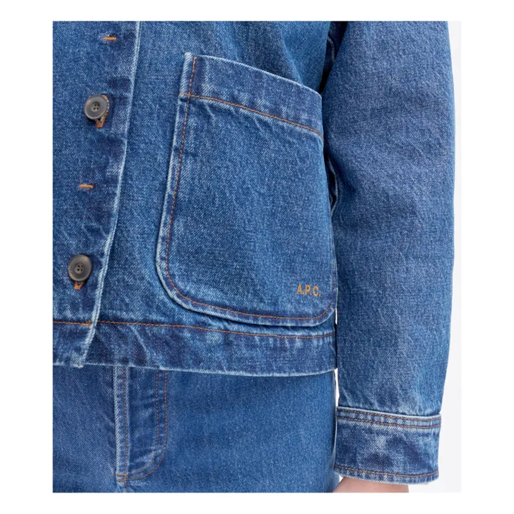 A.P.C. Veste Nikkie Logo | Bleu indigo
