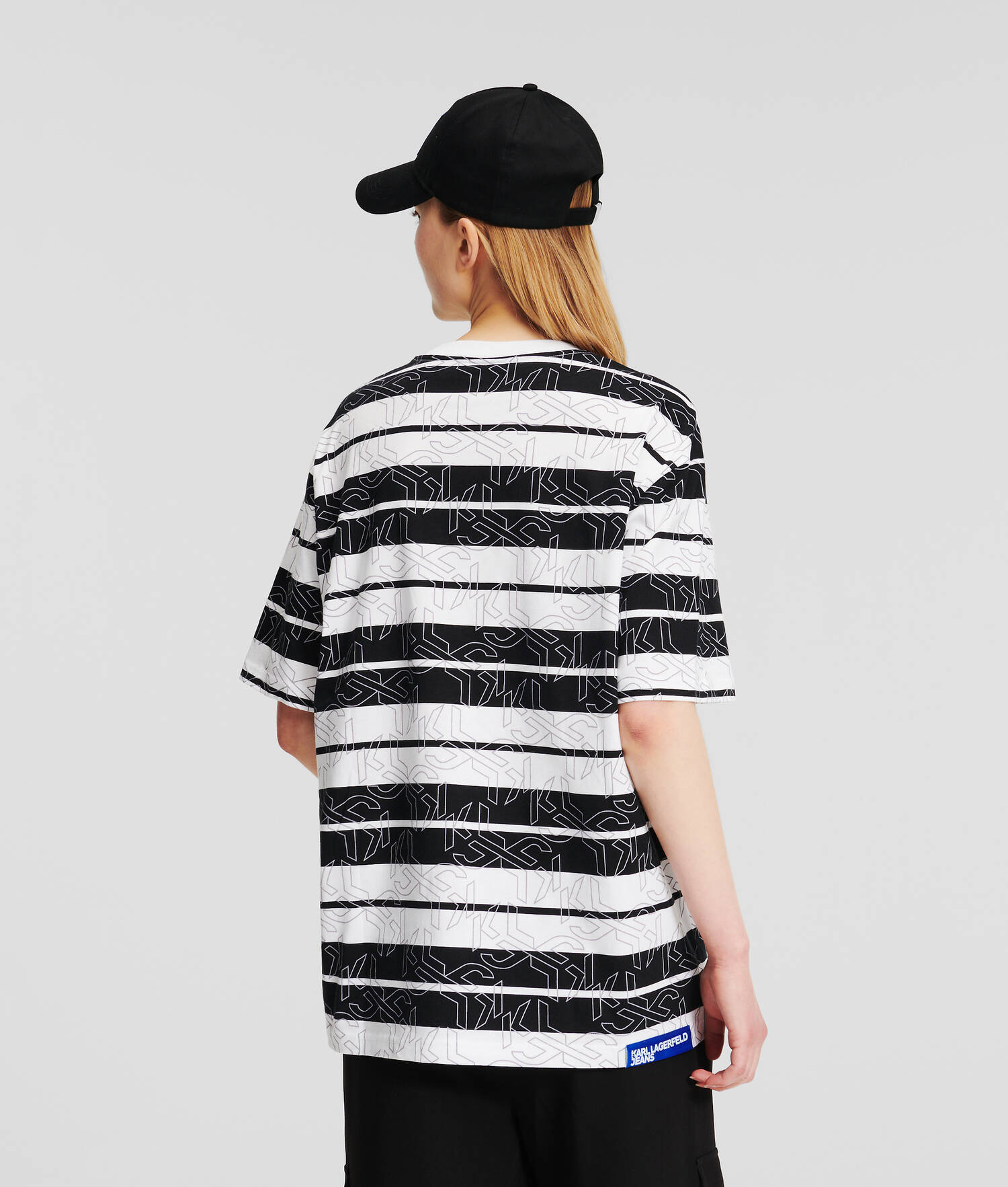 T-SHIRT RAYÉ KLJ MONOGRAM