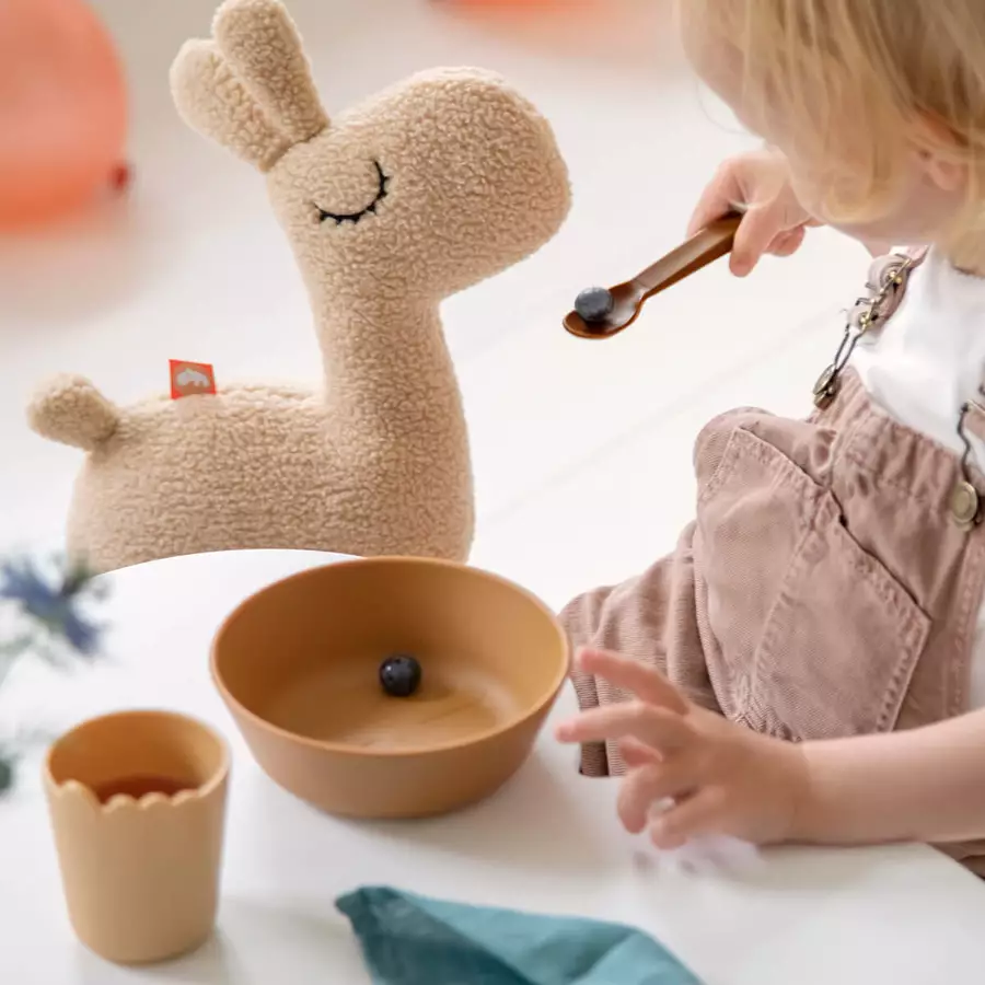 Done by Deer™ Geschirr-Set Kiddish first meal - Senfgelb