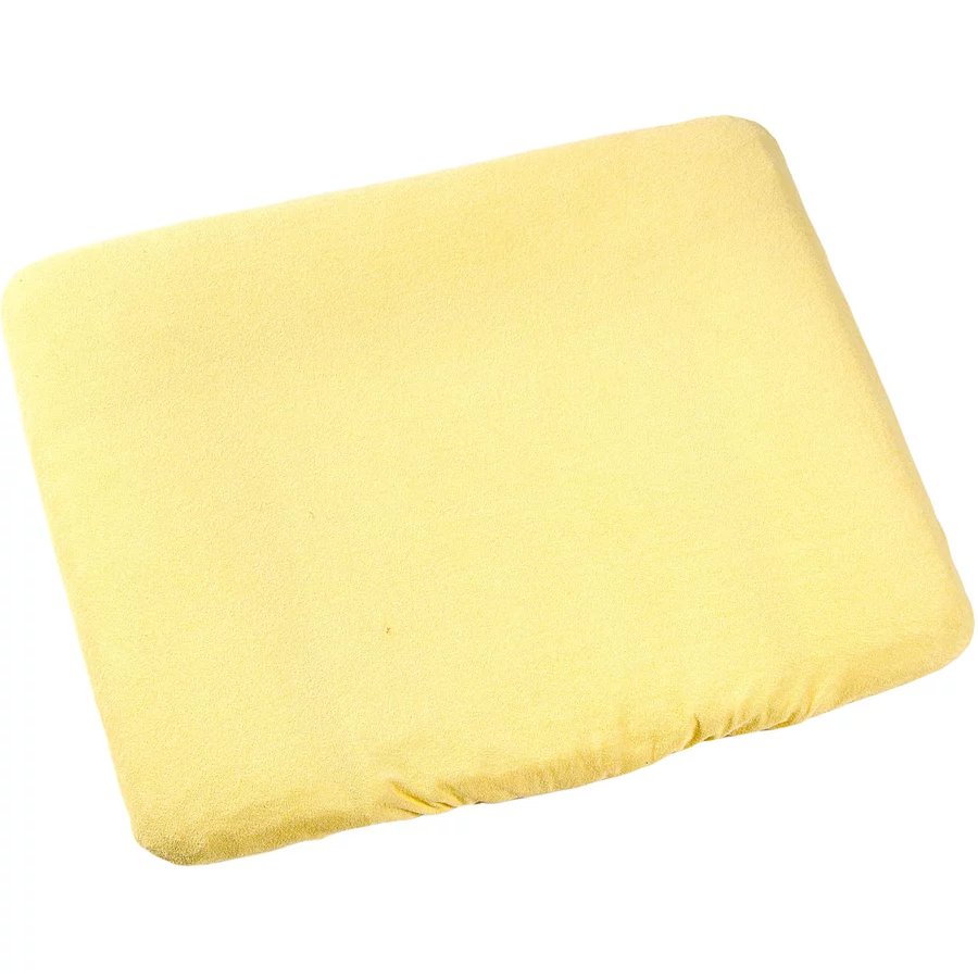 ODENWÄLDER Frottee Wickelauflagenbezug 75x85cm gelb