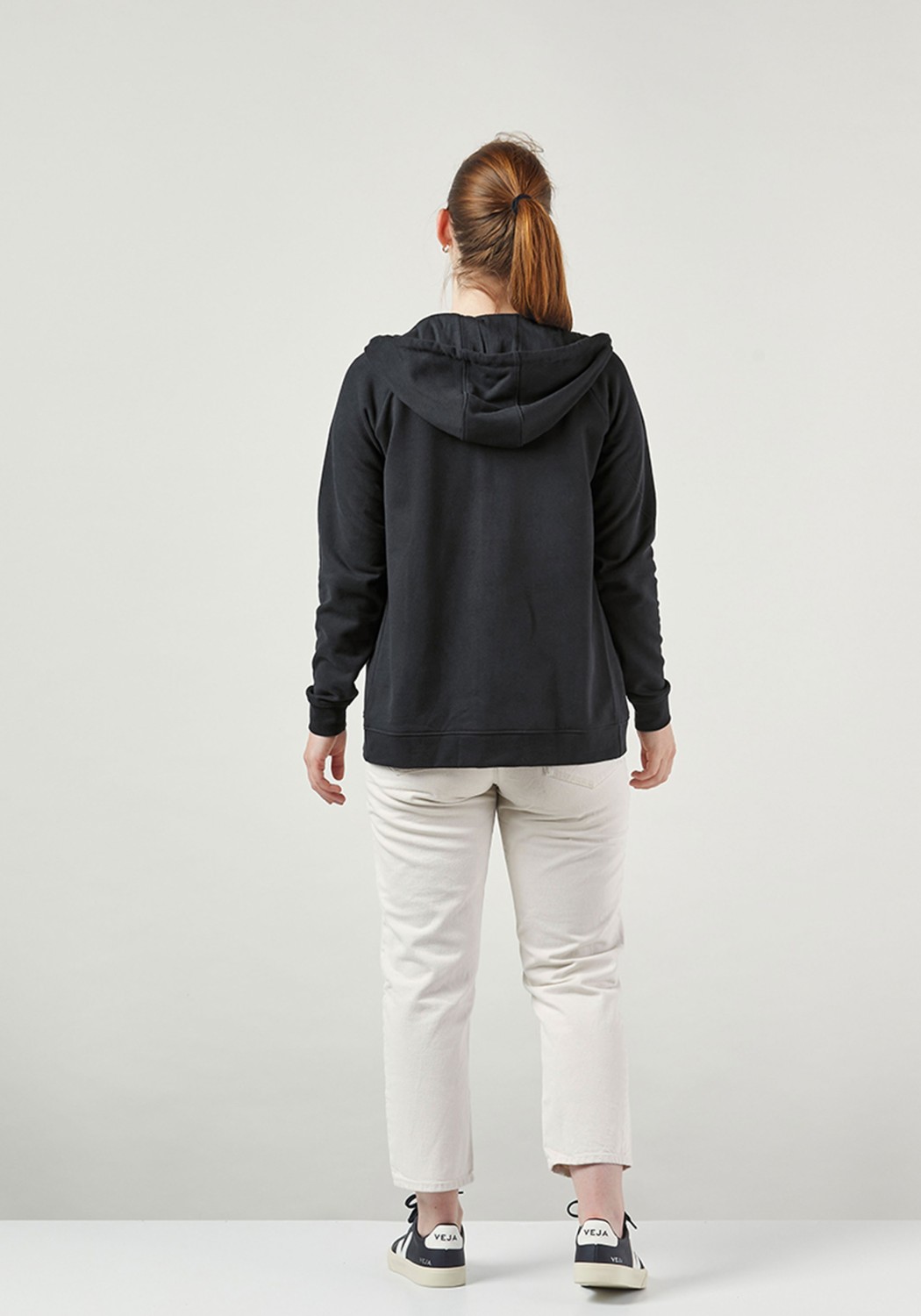 WE ARE ZRCL Damen-Zip-Hoodie Basic Black