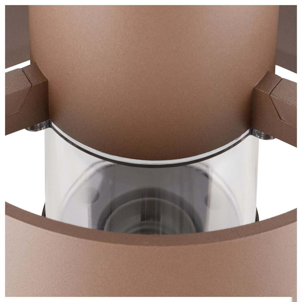 Fotoni padverlichting in bruin, 450mm, 13W, E27, IP65