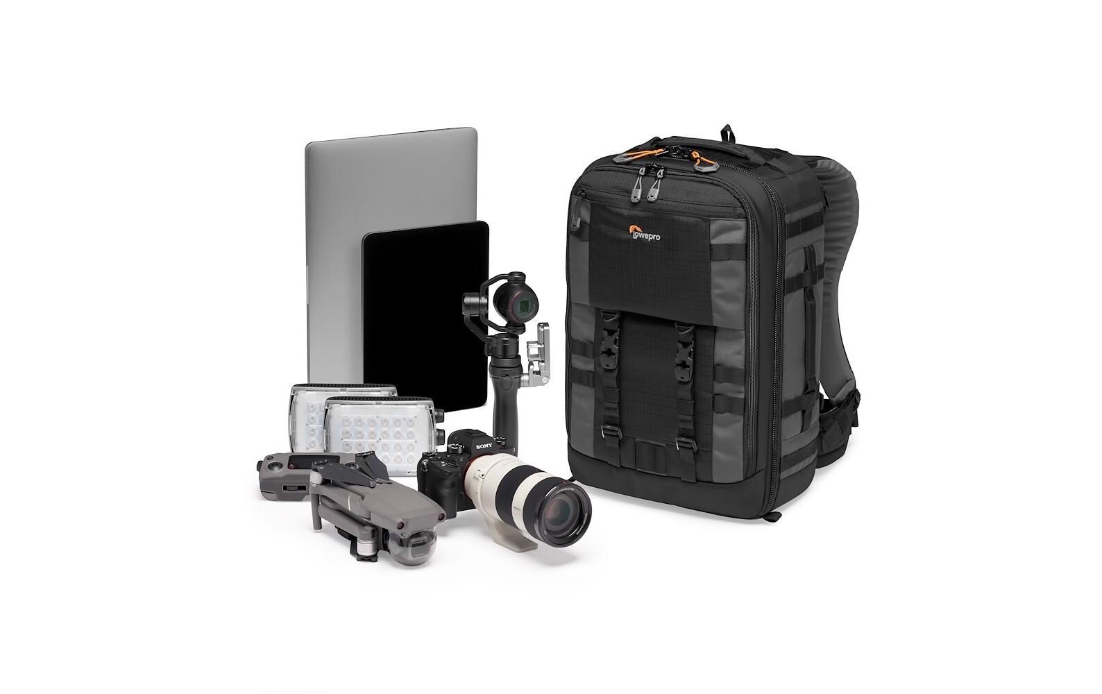 Fotorucksack Pro Trekker BP 350 AW II (GRL)<br>Profi-Fotografenrucksack, der die Ausrüstung im Handgepäckformat organisieren und schützen kann