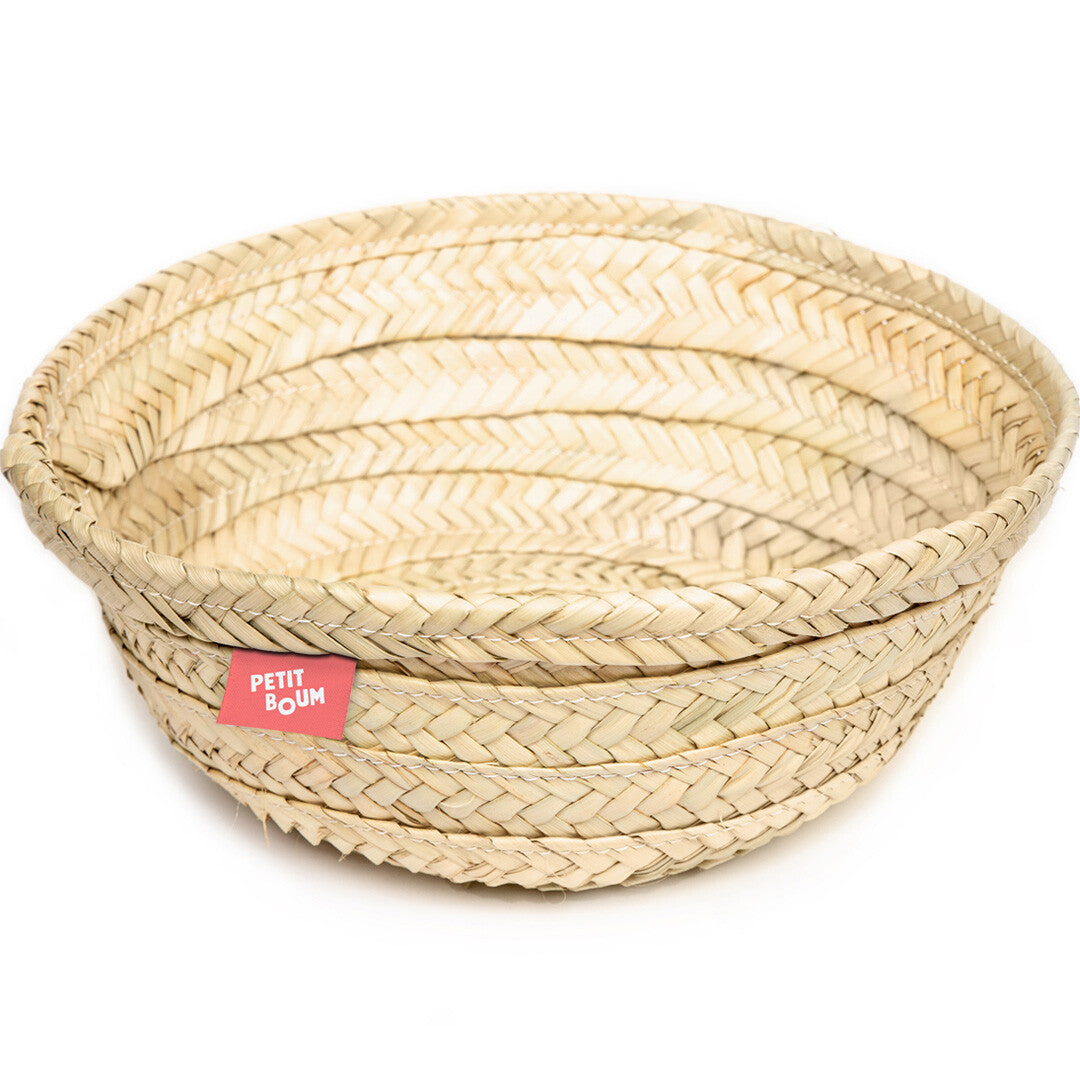 Petit boum mand van palmblad - 27 cm