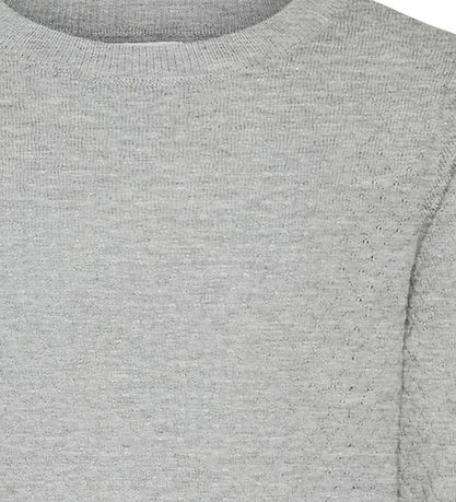 Vero Moda Girl Bluse - VmCare - Noos - Strick - Light Grey Melan