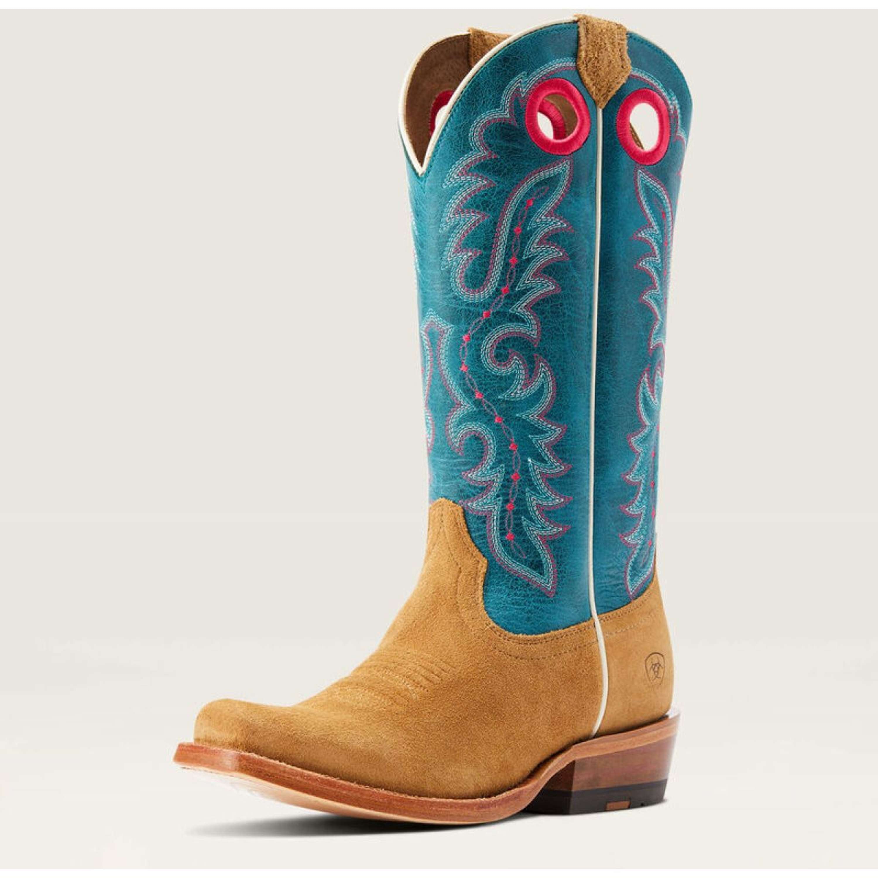 Ariat Westernlaarzen Futurity Boon Dames Buckskin Roughout