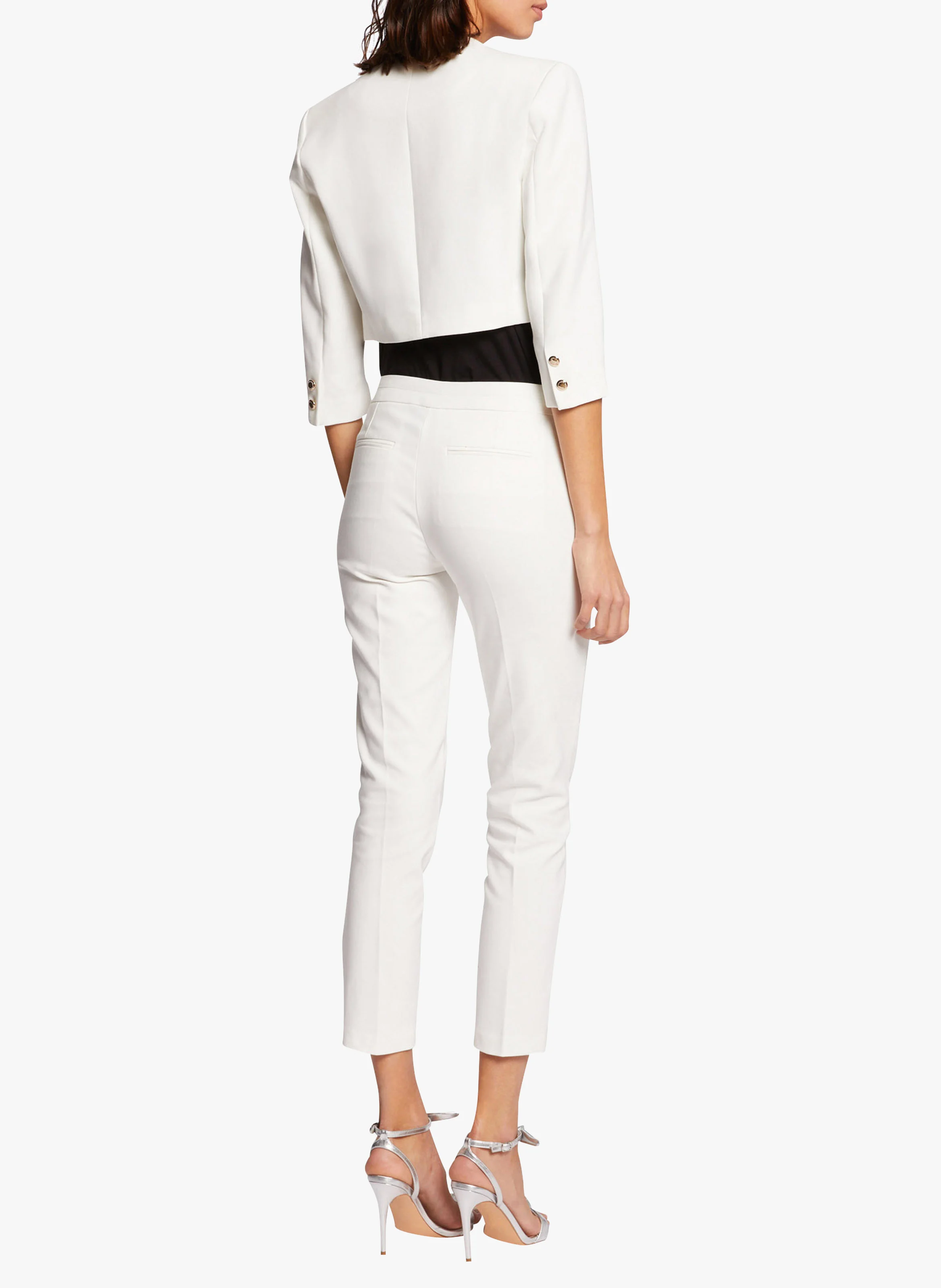 VELEO.F - Veste boléro droite| Blanc