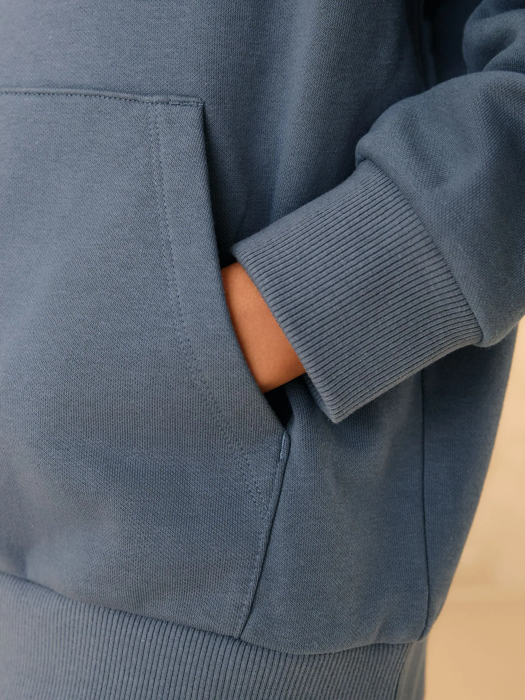 Blauw - Set van sweatshirt en joggingbroek
