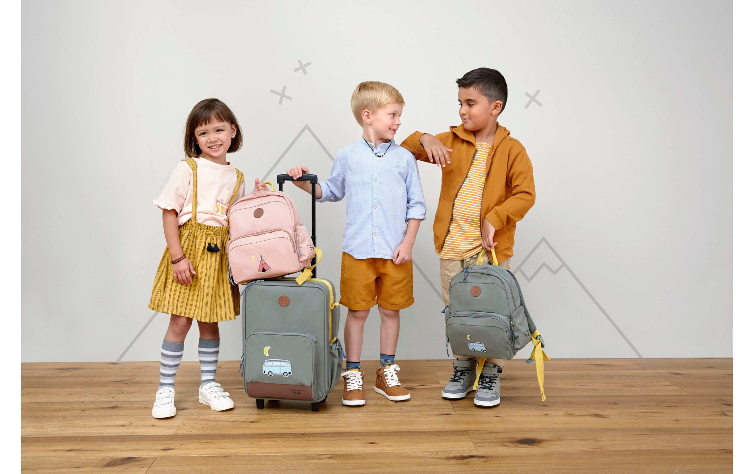 LÄSSIG Kinderkoffer »Adventure Bus« 2 Rollen