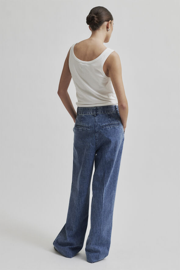 Second Female Tennessee Trousers Blue denim