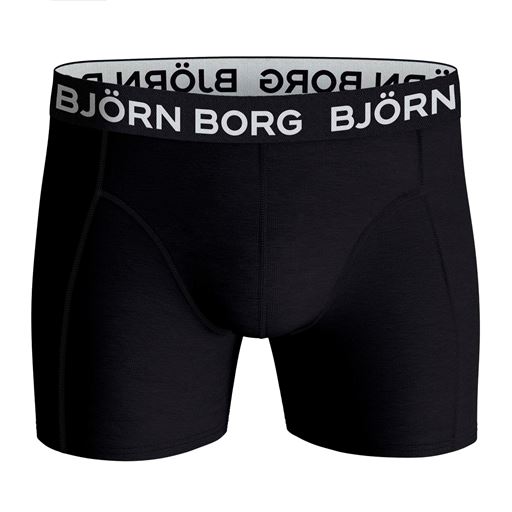 Björn Borg Wash Bag   Cotton Stretch 7-pak Boxershorts, Sort, M