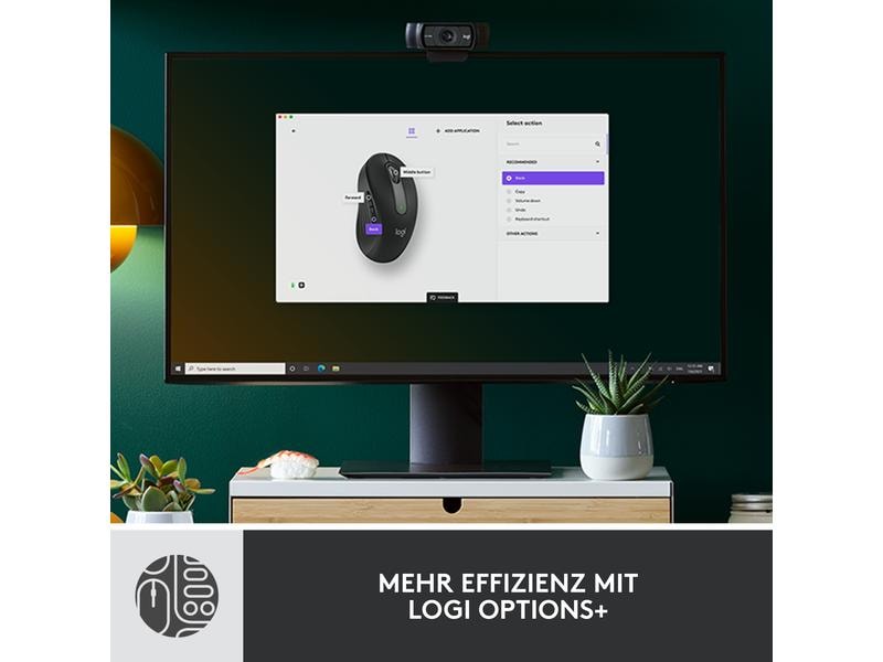 Logitech Tastatur-Maus-Set MK650 Combo for Business Kabelloses Tastatur-Maus-Set für Unternehmen