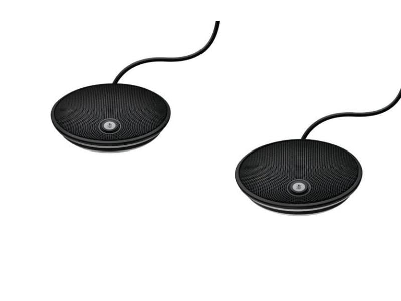 Logitech Erweiterungsmikrofon Group 2 Stück Erweiterung von 6 Meter auf 8.5 Meter