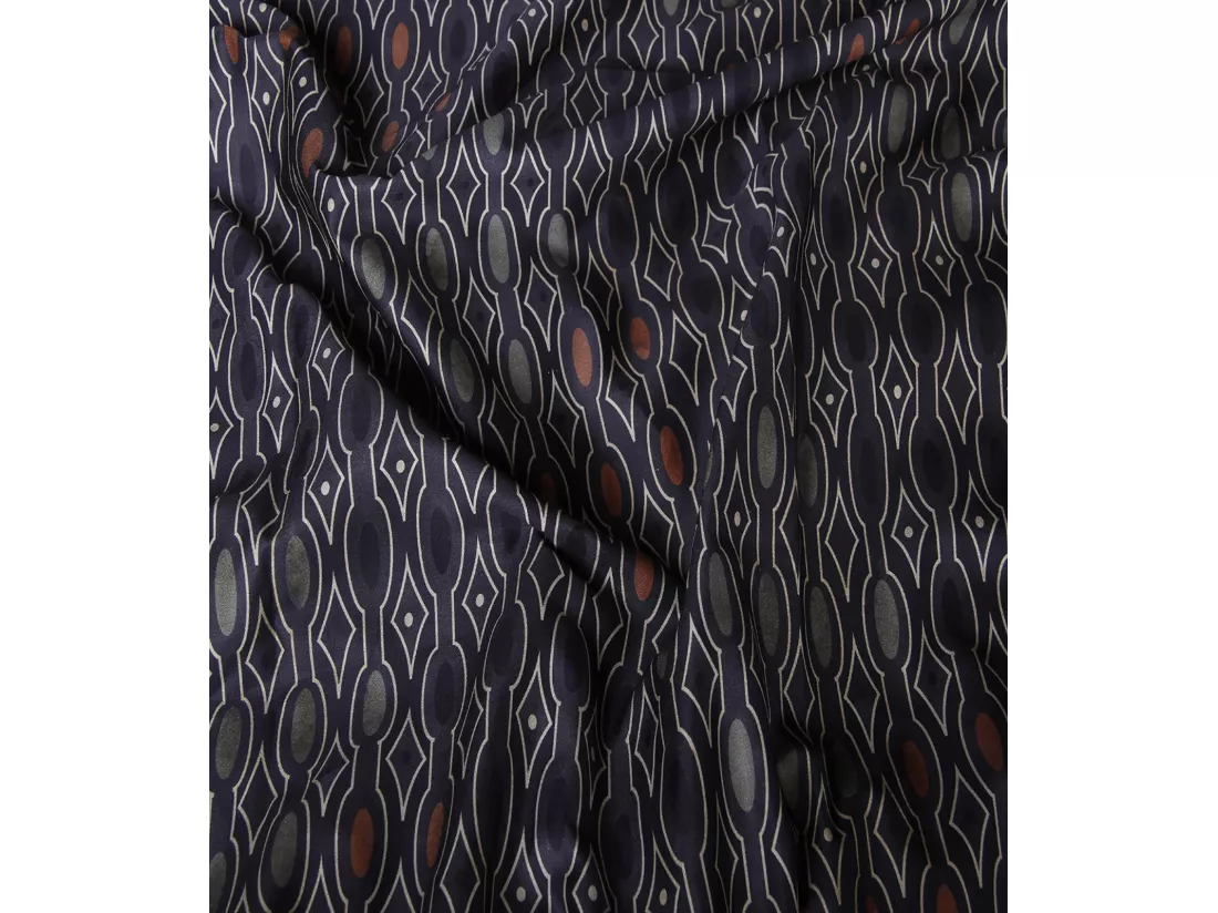 Lot de 2 Taies d'oreiller satin de coton imprimé Majeur