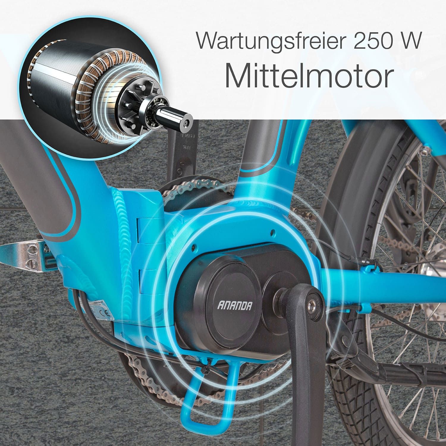 aktivelo Alu Elektro Faltrad Komfort,E Bike Elektrofahrrad 20