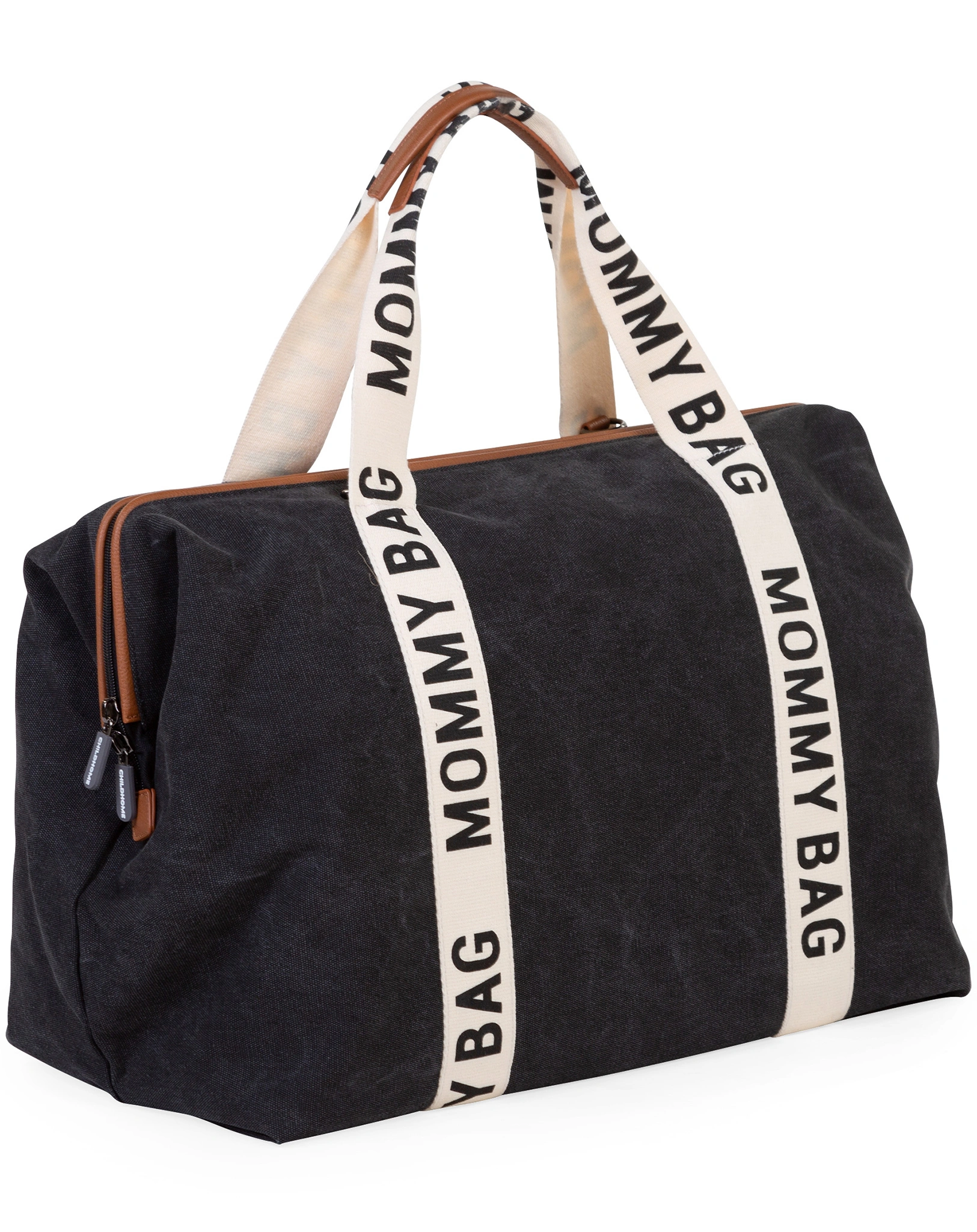 Canvas-Wickeltasche MOMMY BAG SIG (55x35x40) in black