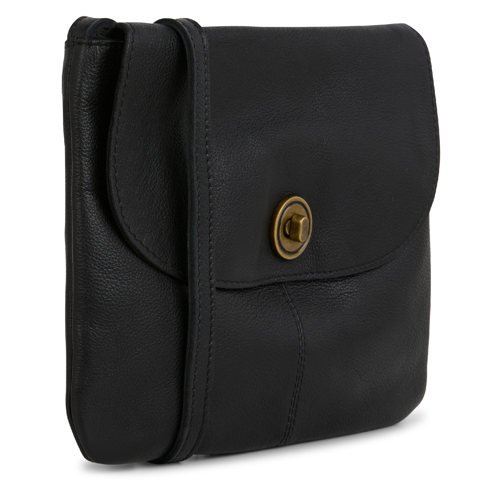 TOTALLY - Sacoche bandoulière en cuir | Noir