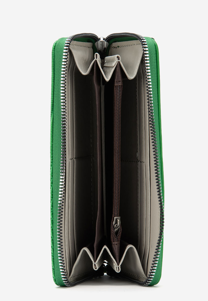Portefeuille femme vert Silvia Rosa 3045