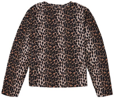 Luca & Lola Elettra Langermet Topp, Leopard