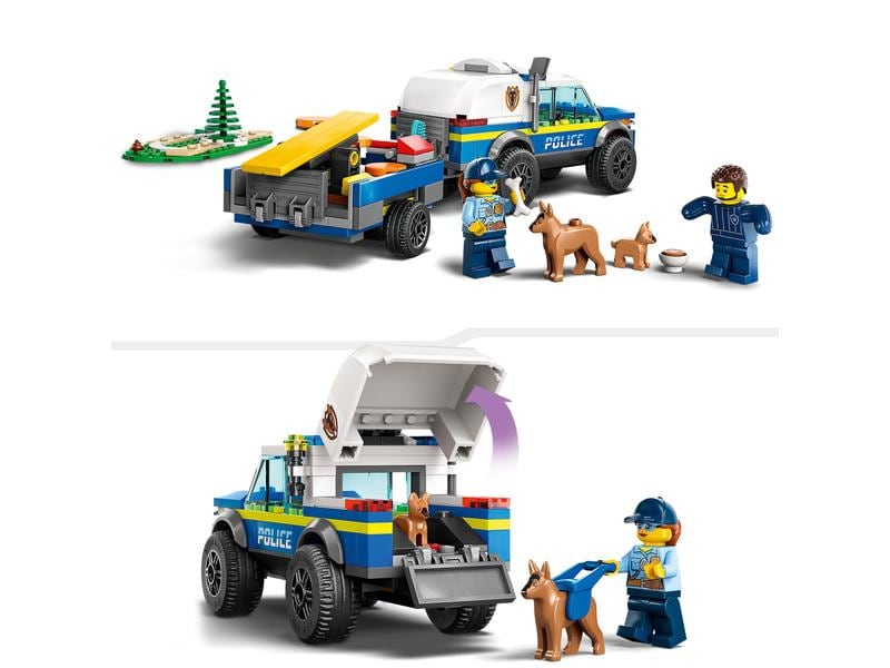 LEGO® City Mobiles Polizeihunde-Training 60369 Hundetraining für den Polizeihund und den Welpen