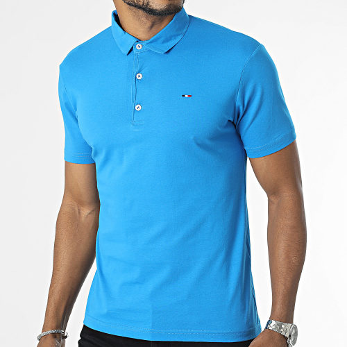 Polo Manches Courtes Bleu