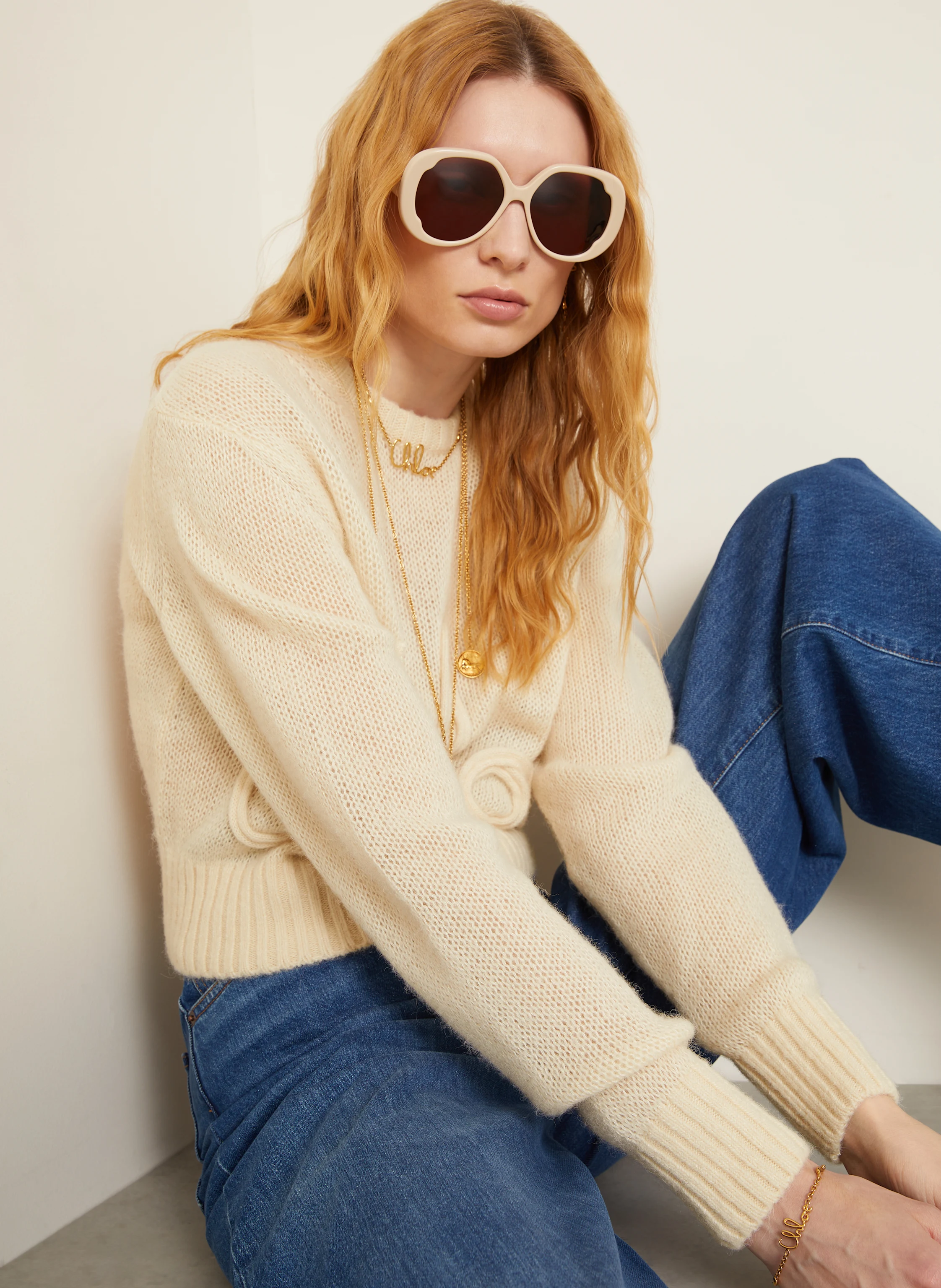 Chloé Pullover mit Alpaka und Seide