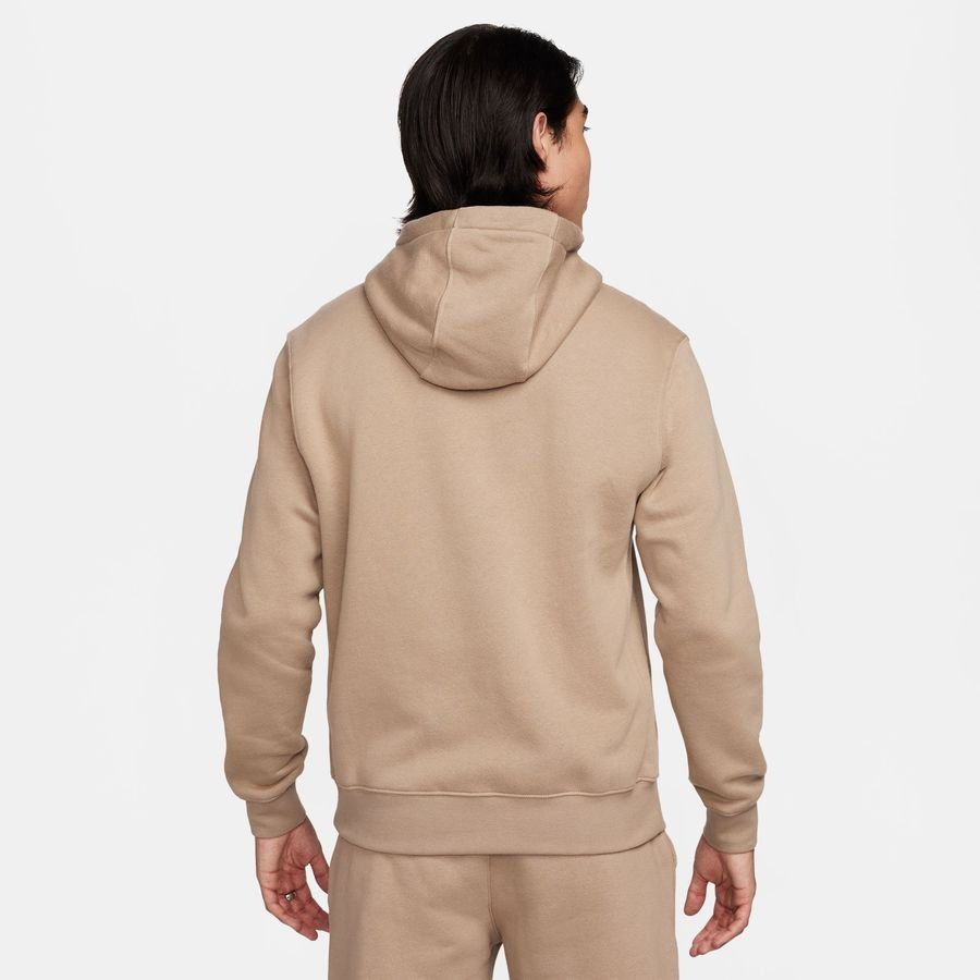 Nike Sweat à Capuche NSW Club - Kaki/Blanc