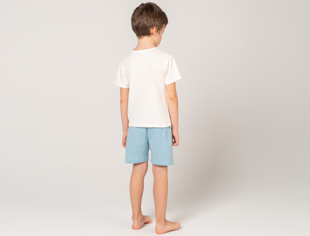 Pyjama short enfant-Dinos dans l'espace