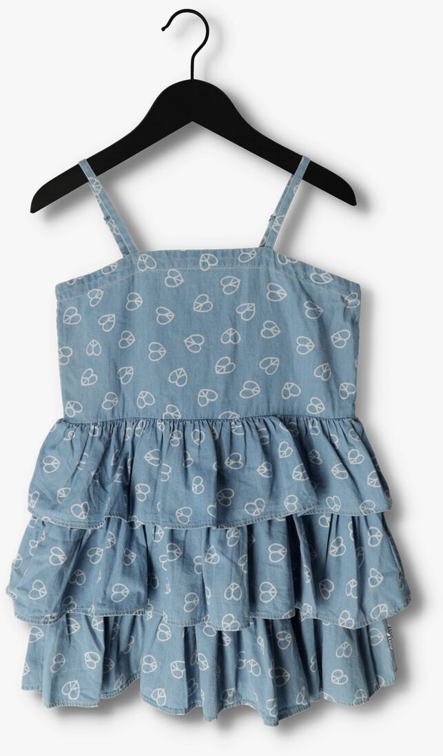 MOLO blauwe molo mini jurk crystal