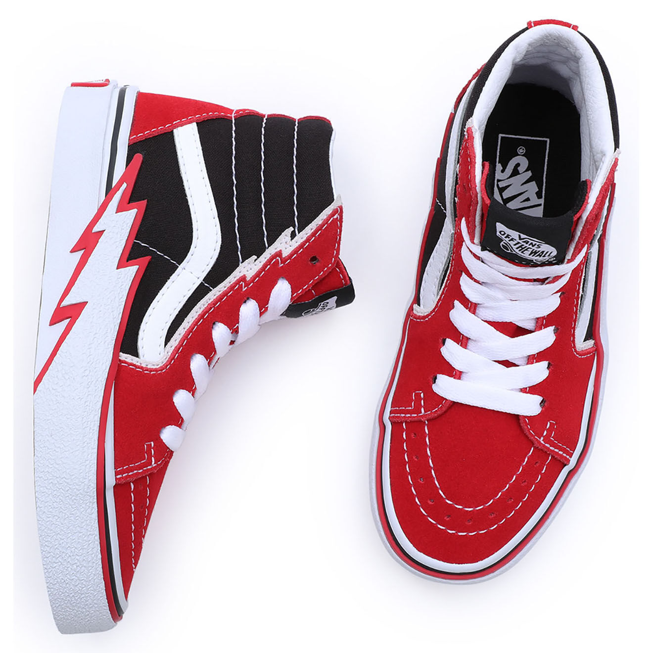 Vans Baskets SK8-Hi Bolt rouge/noir