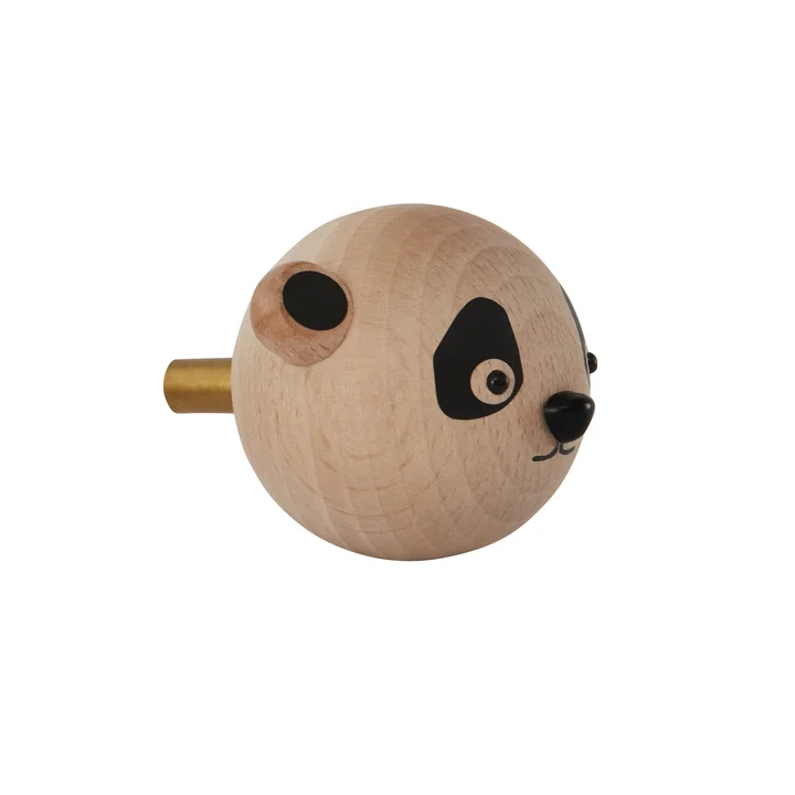 OYOY - Mini Hook Kinderwandhaken Panda, natur