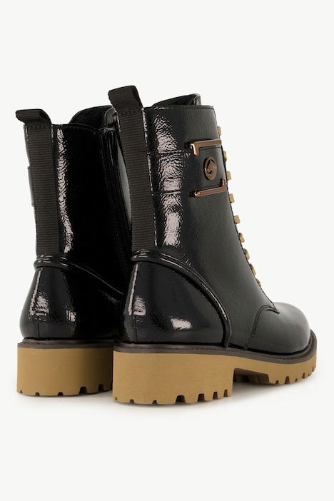 Remonte Lackleder-Boots, Wechselfußbett, Weite G